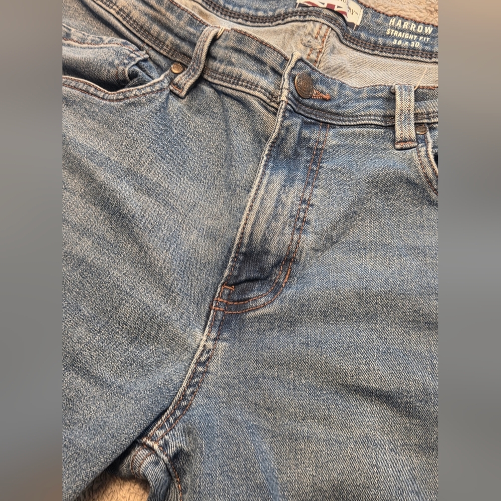 English Laundry Men’s Harrow Straight Fit Stretch Denim Blue Jeans Size 38x30 - Picture 11 of 15